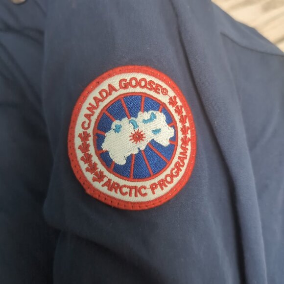 Canada Goose Trillium Parka Navy Blue Size Women Small 6550 - Picture 10 of 11